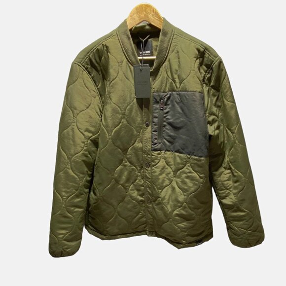 ONLY & Sons James Quilted Ripstop Jacket Olive Night/Peat - Picture 5 of 5